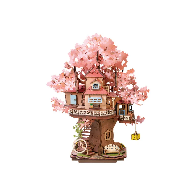 Kit Puzzle DIY Sakura Tree House