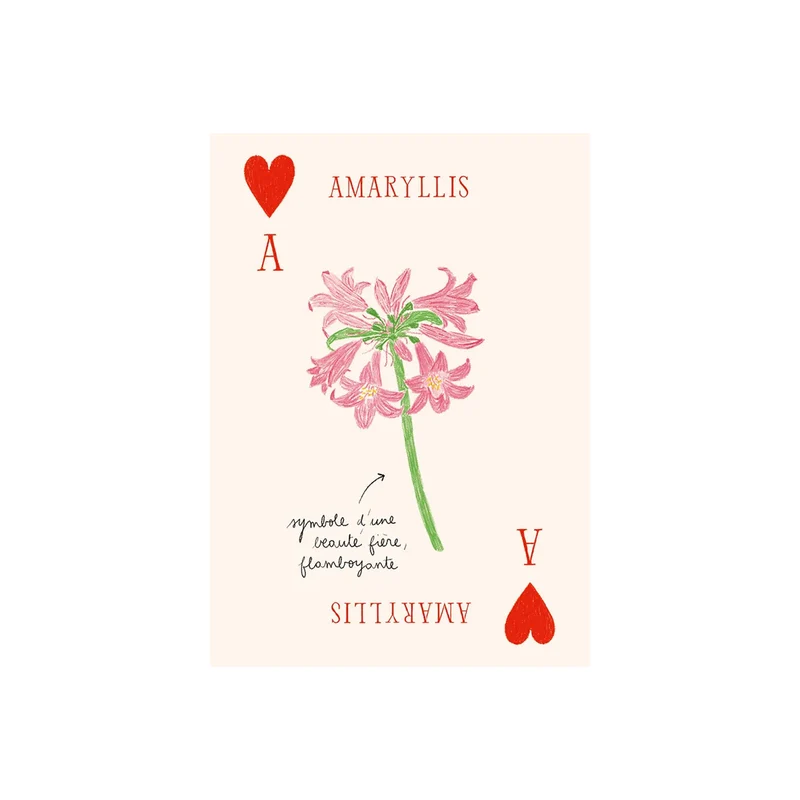 Jeu de cartes Les Fleurs - Zoé de Las Cases