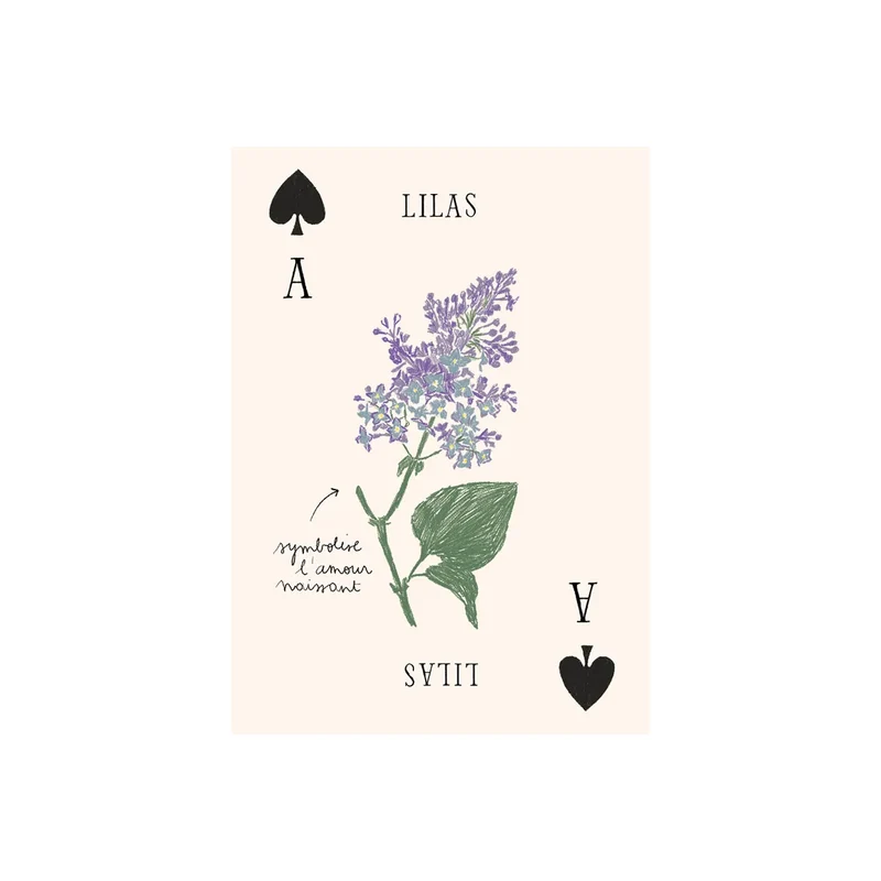 Jeu de cartes Les Fleurs - Zoé de Las Cases