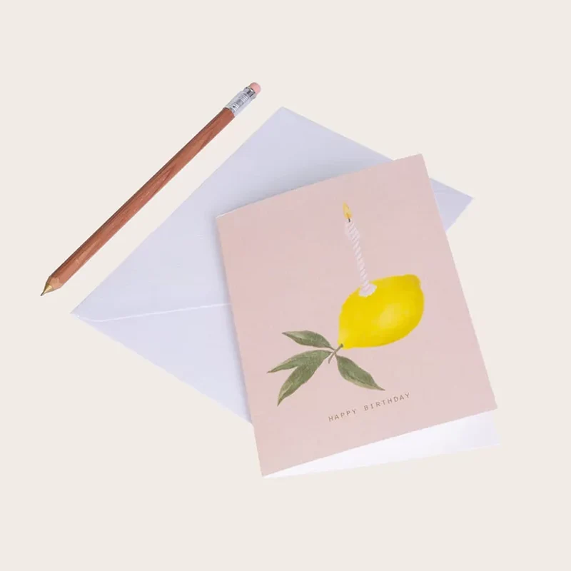 Carte Lemon Birthday
