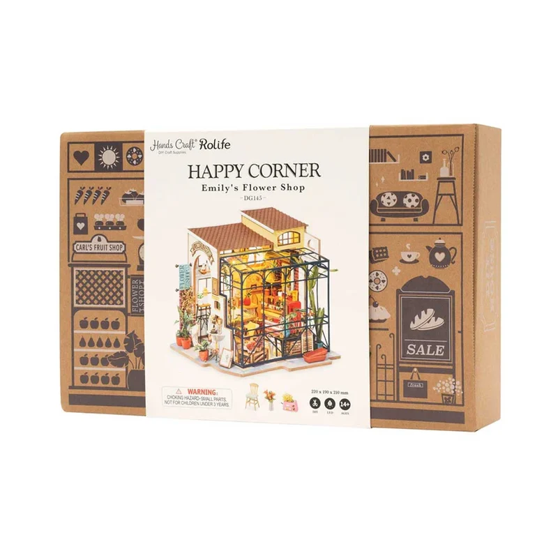 Kit Maison miniature DIY - Magasin de fleurs