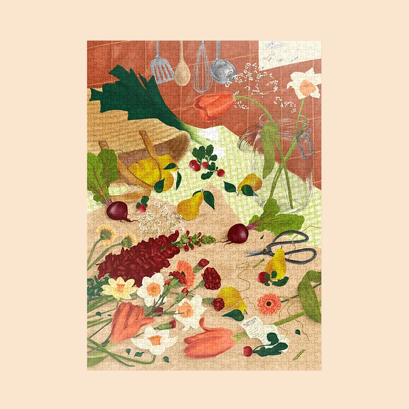 Puzzle Le retour du marché - 1000 pièces