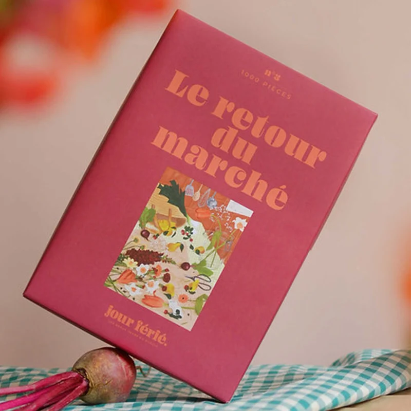 Puzzle Le retour du marché - 1000 pièces