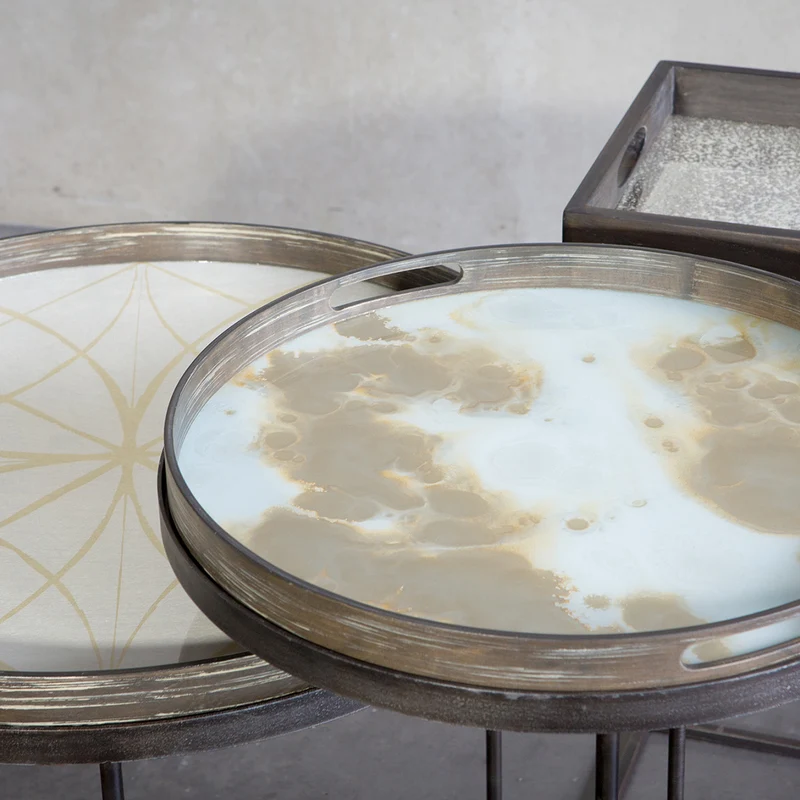 Plateau - Mist Gold Organic - Ø 48 cm