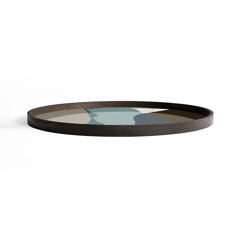 Plateau en verre - Slate Wabi Sabi - Ø 92 cm