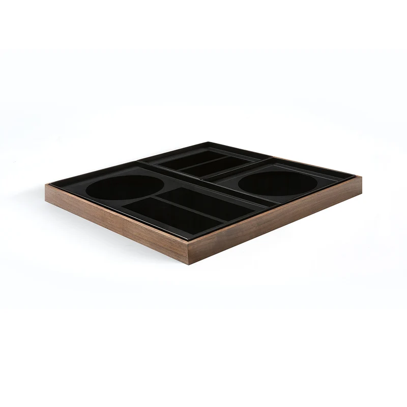 Plateau Organisateur de bureau Charcoal Walnut