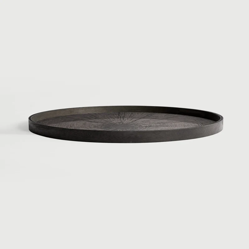Plateau en bois Black Slide - Ø 92 cm