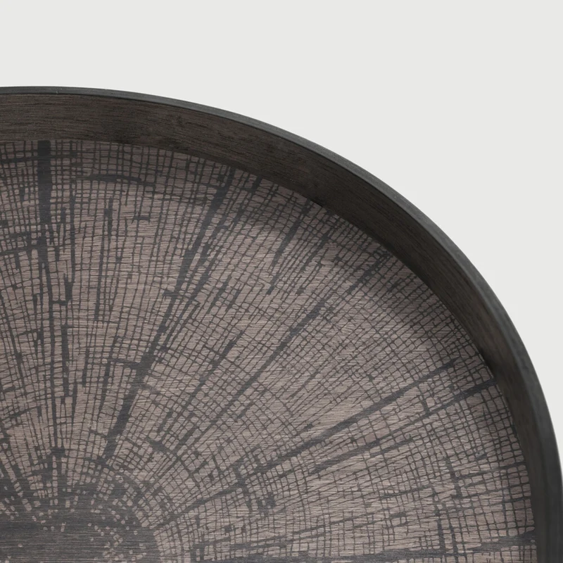 Plateau en bois Black Slide - Ø 92 cm
