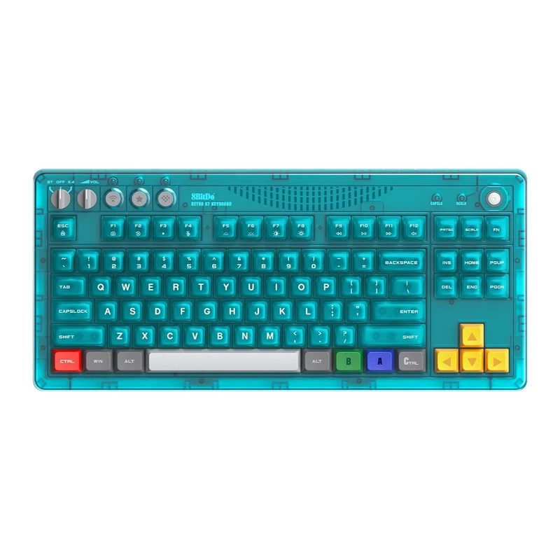 8BitDo Retro 87 Mechanical Keyboard (Clear Blue)
