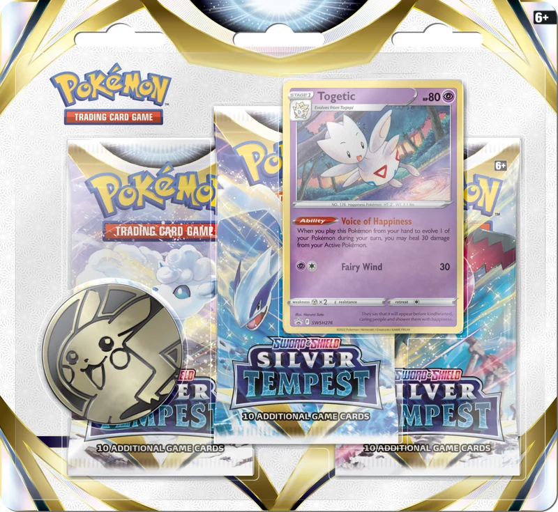 JCC POKÉMON : SWSH12 - BLISTER DE 3 PACKS TEMPÊTE ARGENTÉE