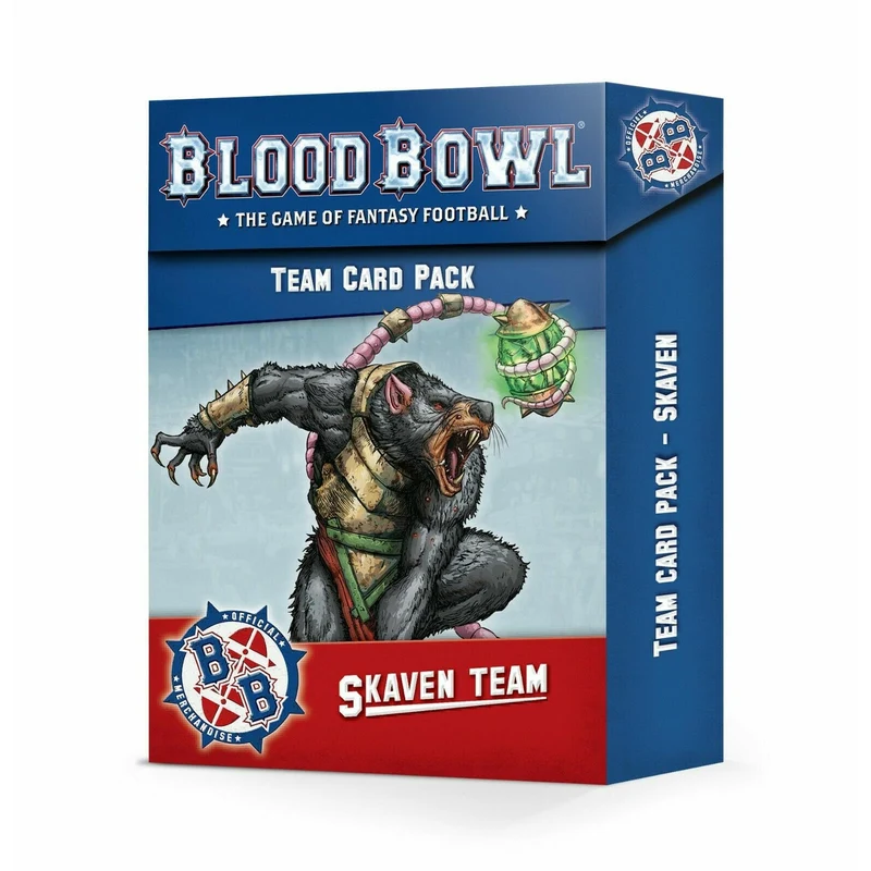BLOOD BOWL : PACK DE CARTES D'ÉQUIPE SKAVEN