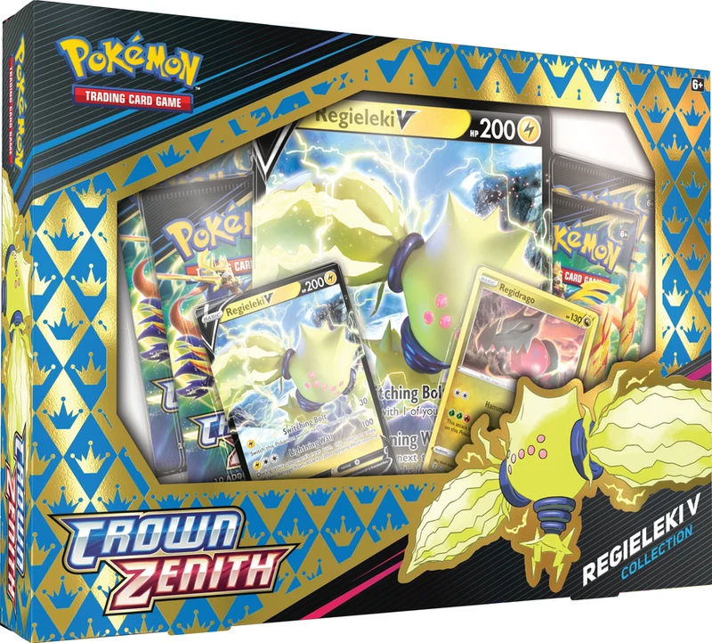 Collection Premium Pokémon Couronne Zenith Regieleki V et Regiago V