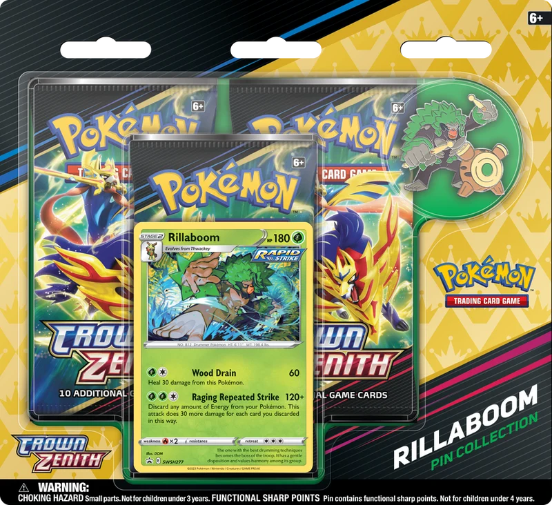 COLLECTION DE PIN'S POKÉMON COURONNE ZENITH