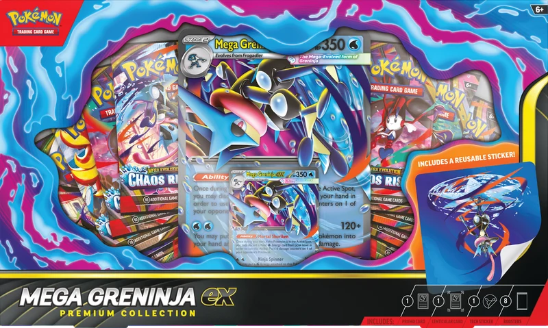 JCC POKÉMON : MÉGA-GRENIJA-EX COLLECTION PREMIUM
