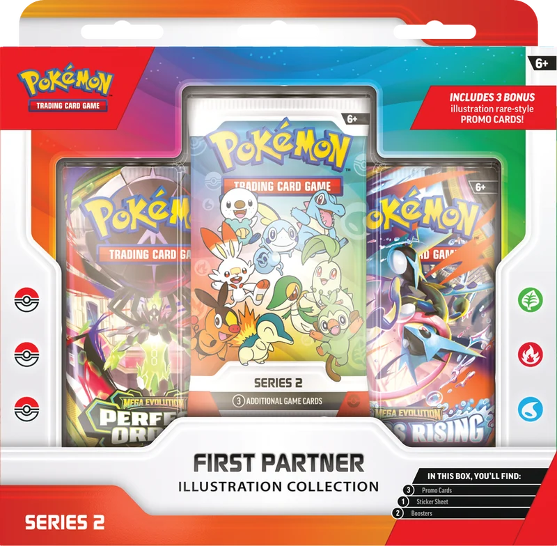 JCC POKÉMON : COLLECTION D'ILLUSTRATIONS PREMIER PARTENAIRE SÉRIE 2