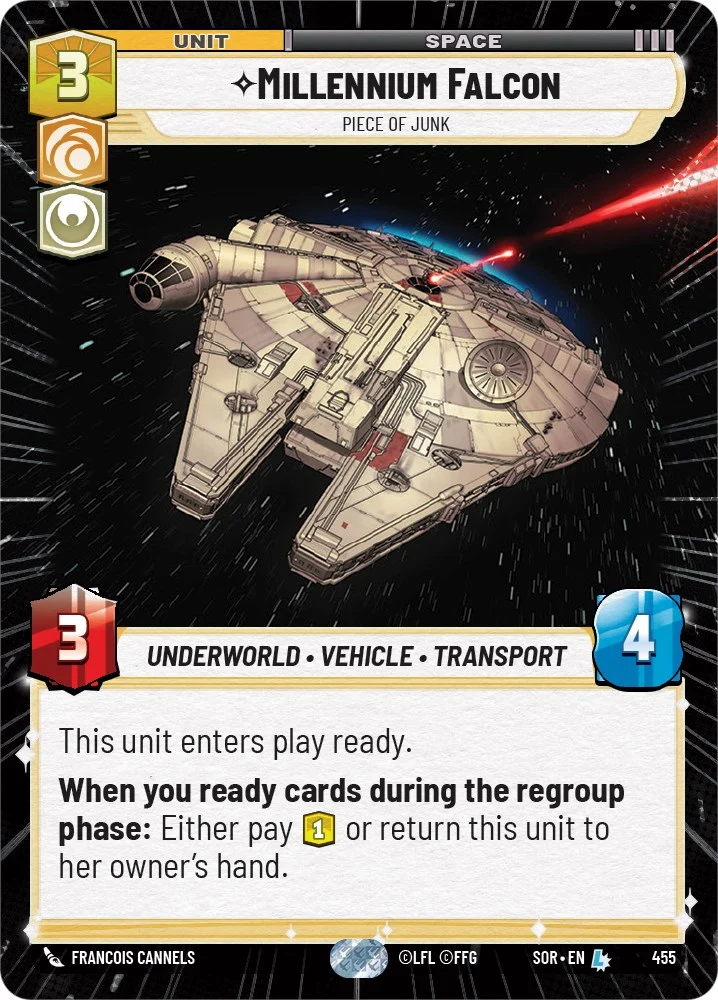 Faucon Millenium - Morceau de ferraille (Hyperespace) (455) [Étincelle de rébellion]