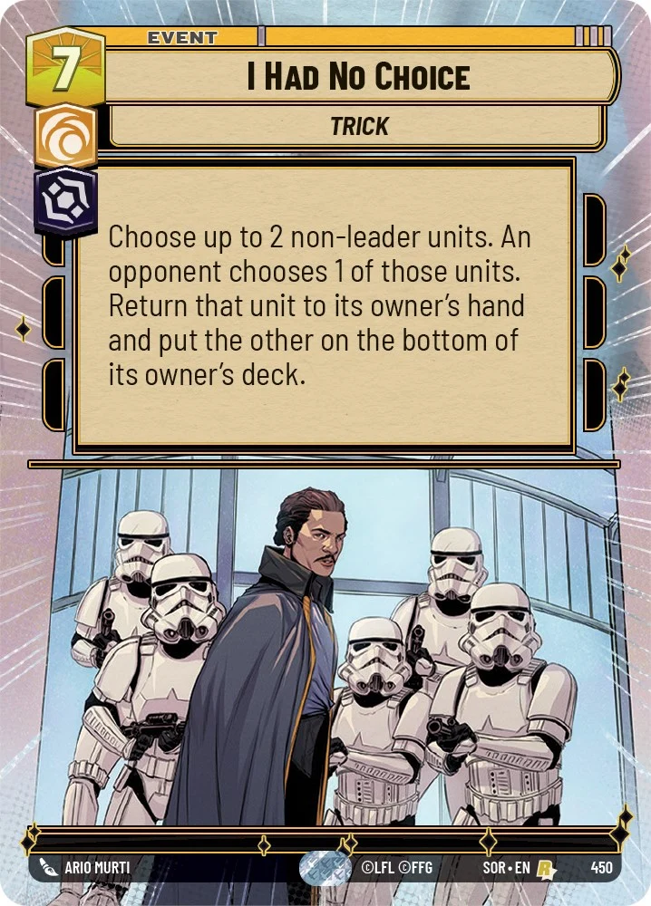 Je n'avais pas le choix (Hyperespace) (450) [Étincelle de rébellion]