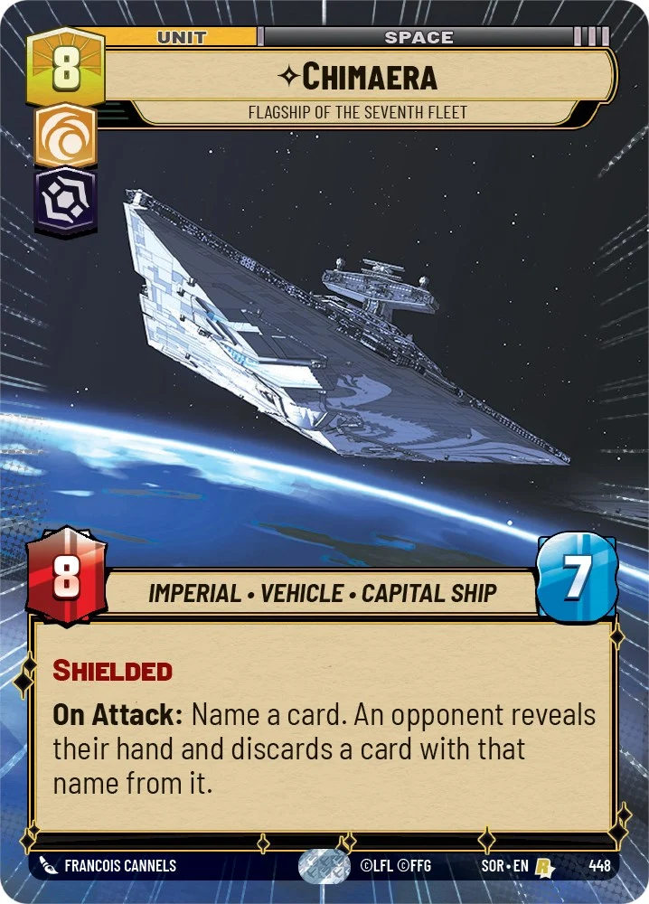 Chimaera - Vaisseau amiral de la septième flotte (hyperespace) (448) [Étincelle de rébellion]