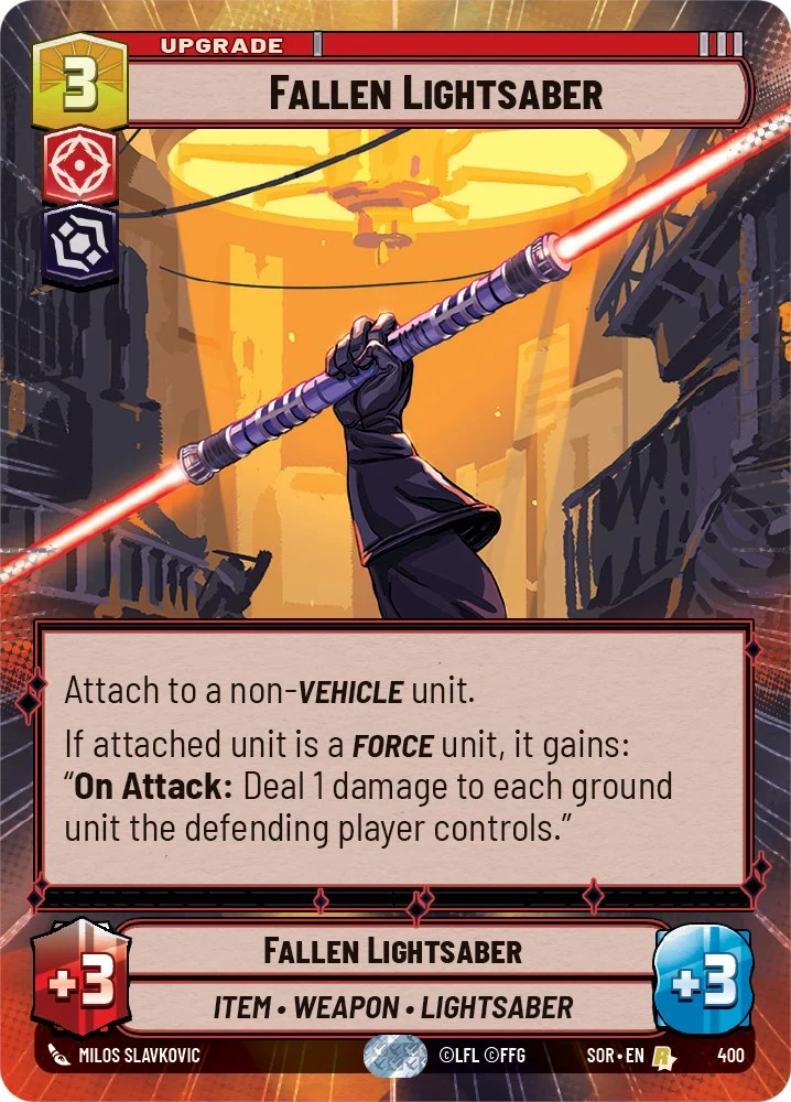 Sabre laser déchu (Hyperespace) (400) [Étincelle de rébellion]