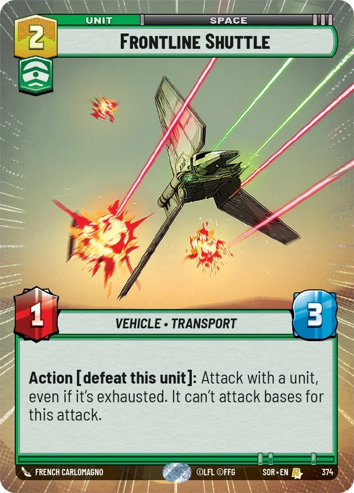 Navette de première ligne (hyperespace) (374) [Étincelle de rébellion]