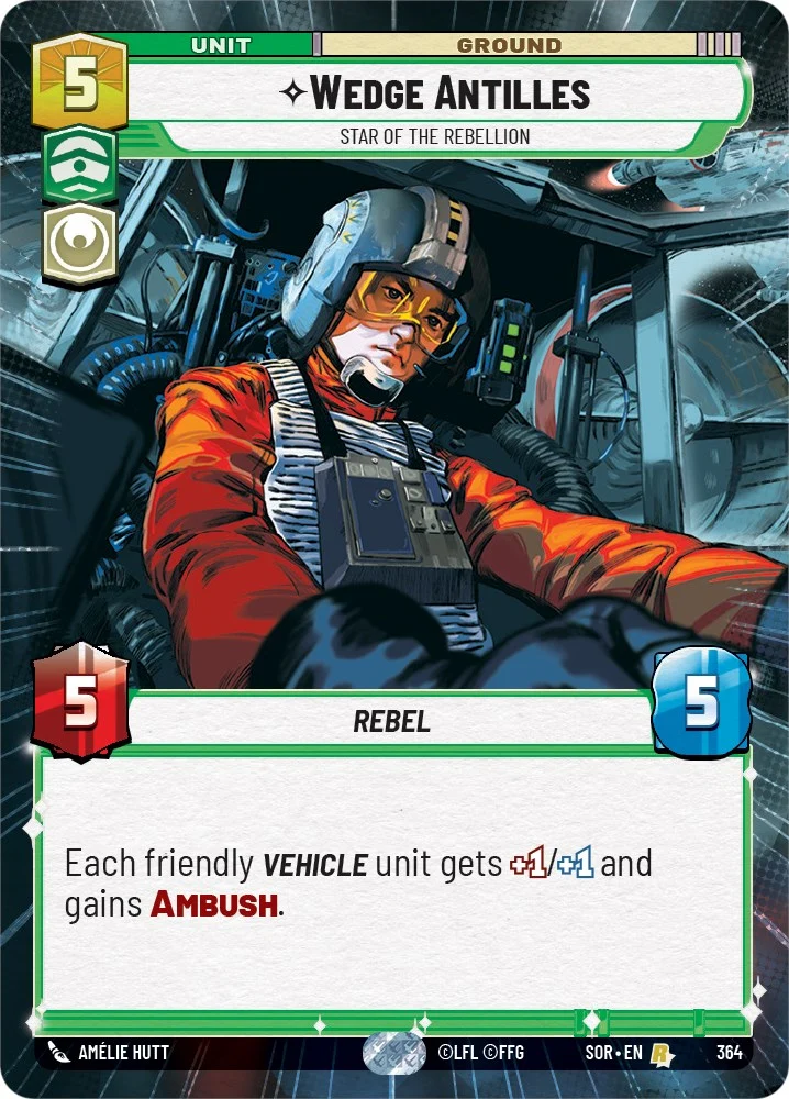 Wedge Antilles - Étoile de la rébellion (Hyperespace) (364) [Étincelle de la rébellion]