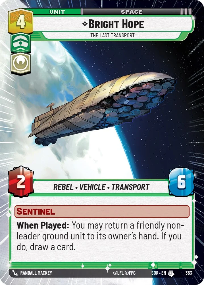 Bright Hope - Le dernier transport (hyperespace) (363) [Étincelle de rébellion]