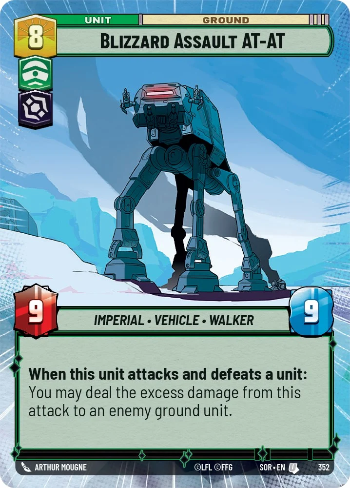 Blizzard Assault AT-AT (Hyperespace) (352) [Étincelle de rébellion]