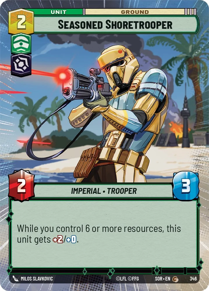 Shoretrooper chevronné (Hyperespace) (346) [Étincelle de rébellion]