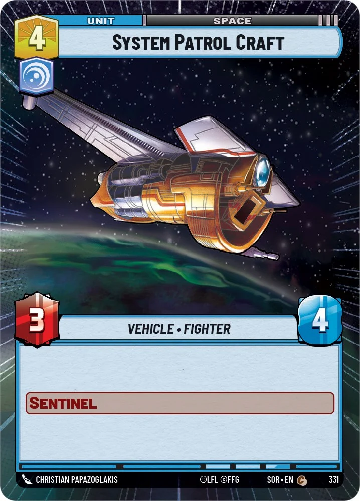 Vaisseau de patrouille système (hyperespace) (331) [Étincelle de rébellion]