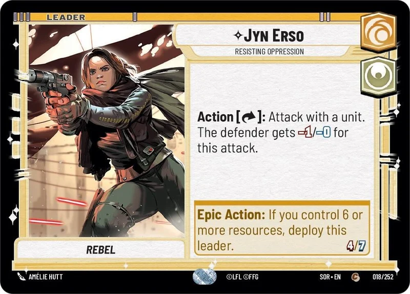 Jyn Erso - Résister à l'oppression (018/252) [Étincelle de rébellion]