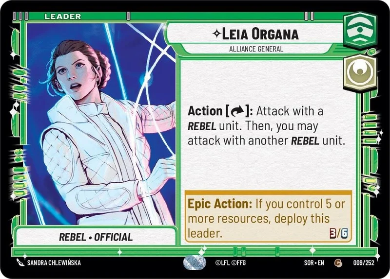 Leia Organa - Général de l'Alliance (009/252) [Étincelle de rébellion]