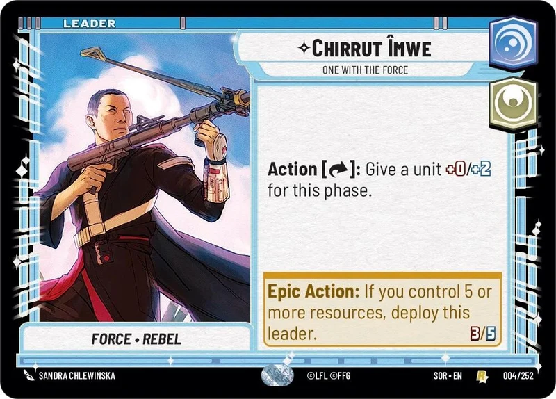 Chirrut emwe - Un avec la force (004/252) [Étincelle de rébellion]