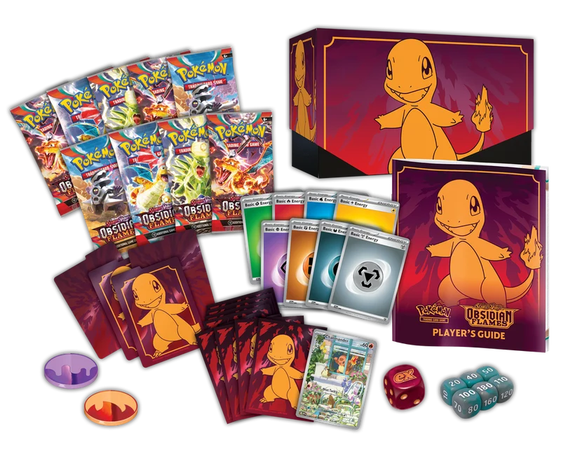 JCC POKÉMON SV3 : COFFRET D'ÉLITE FLAMMES D'OBSIDIENNE