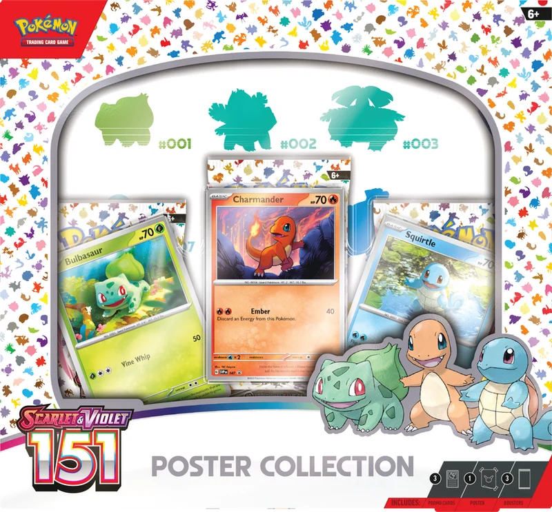 Collection de 151 posters Pokémon JCC SV3.5