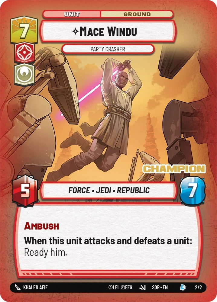 Mace Windu - Party Crasher (Champion) (2/2) [Promotions Spark of Rebellion]