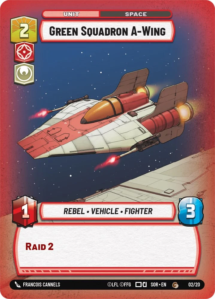 Green Squadron A-Wing (Promo de jeu hebdomadaire) (2/20) [Promos Spark of Rebellion]