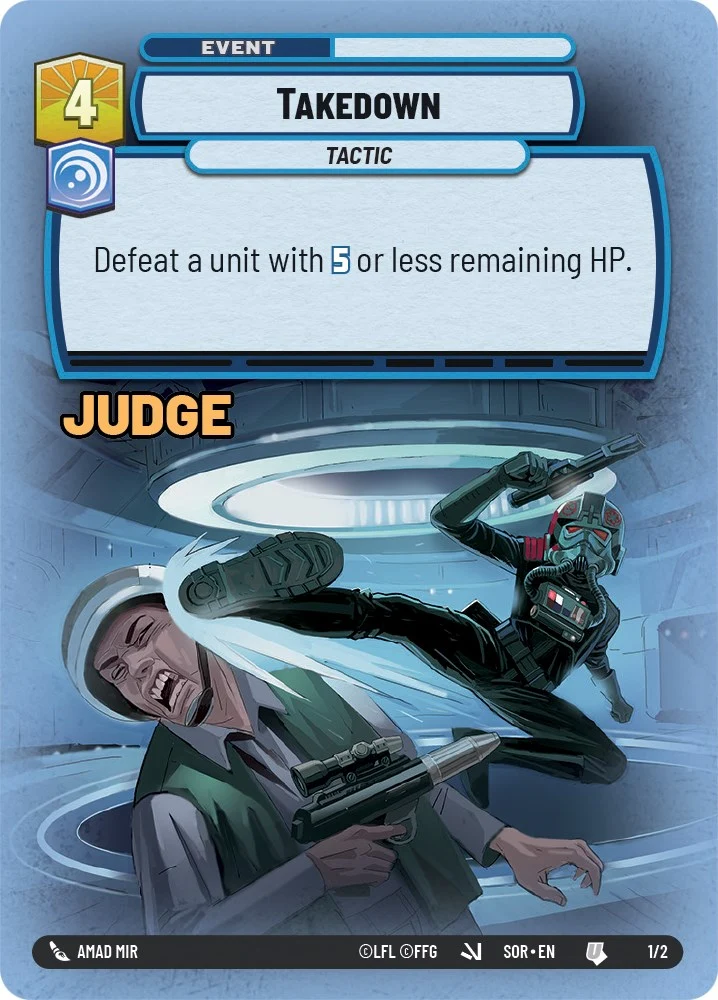 Takedown (Judge Promo) (1/2) [Promos Spark of Rebellion]