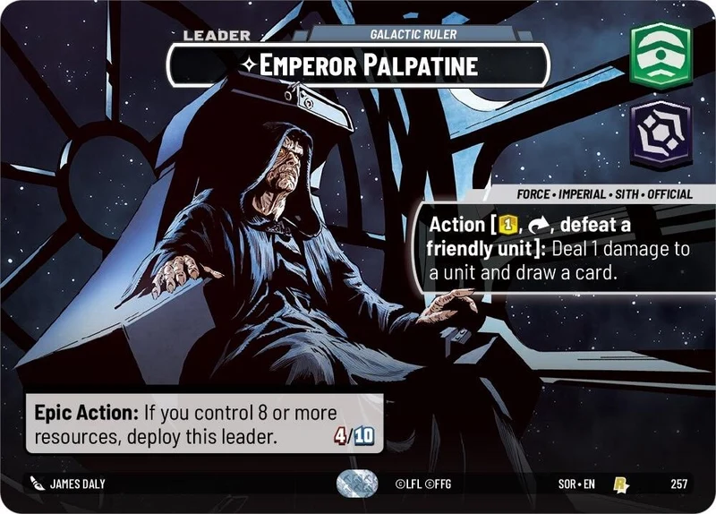 Empereur Palpatine - Souverain Galactique (Vitrine) (257) [Étincelle de Rébellion]