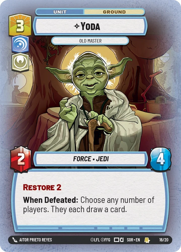 Yoda - Old Master (Promo de jeu hebdomadaire) (16/20) [Promos Spark of Rebellion]
