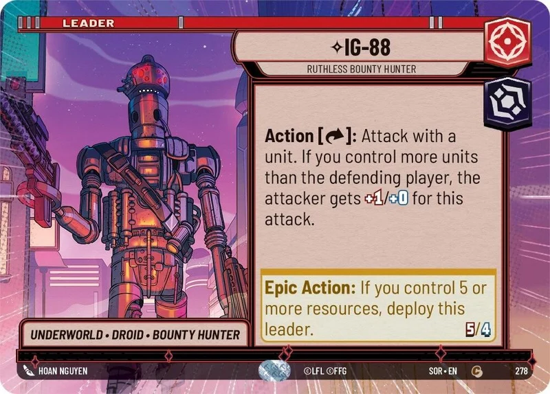 IG-88 - Chasseur de primes impitoyable (Hyperespace) (278) [Étincelle de rébellion]