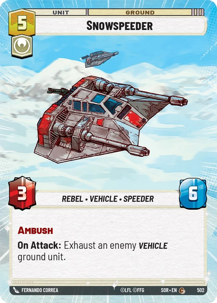 Snowspeeder (Hyperespace) (502) [Étincelle de rébellion]
