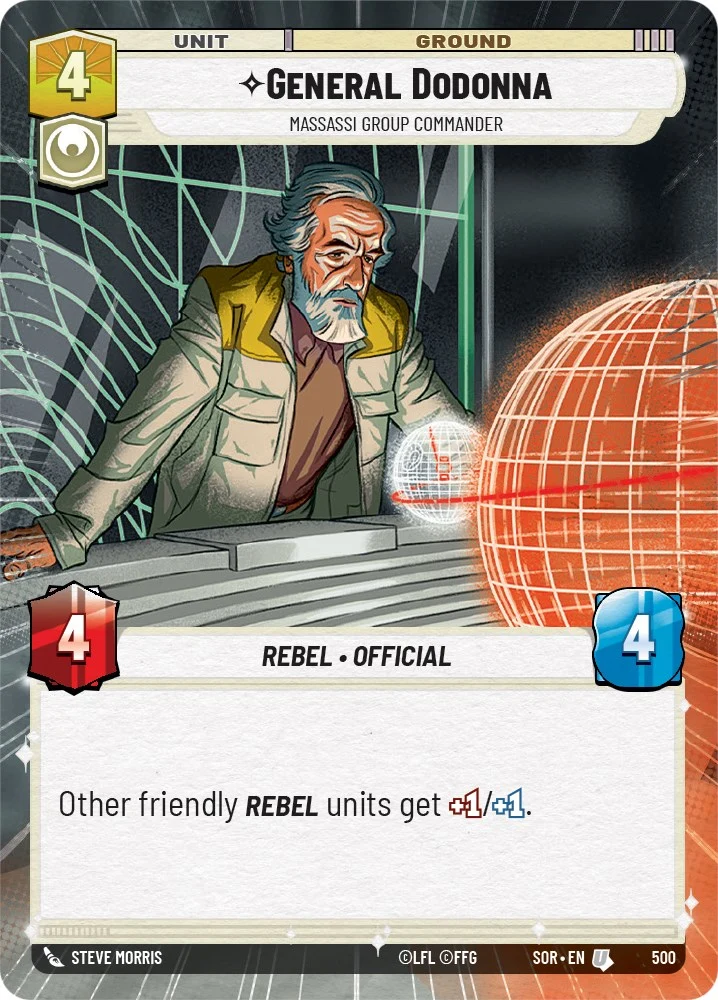 Général Dodonna - Commandant du groupe Massassi (Hyperespace) (500) [Étincelle de rébellion]