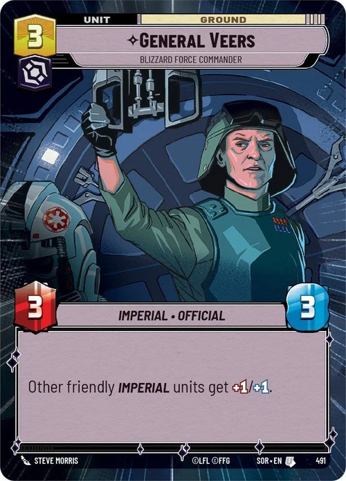 Général Veers - Commandant de la Force Blizzard (Hyperespace) (491) [Étincelle de rébellion]