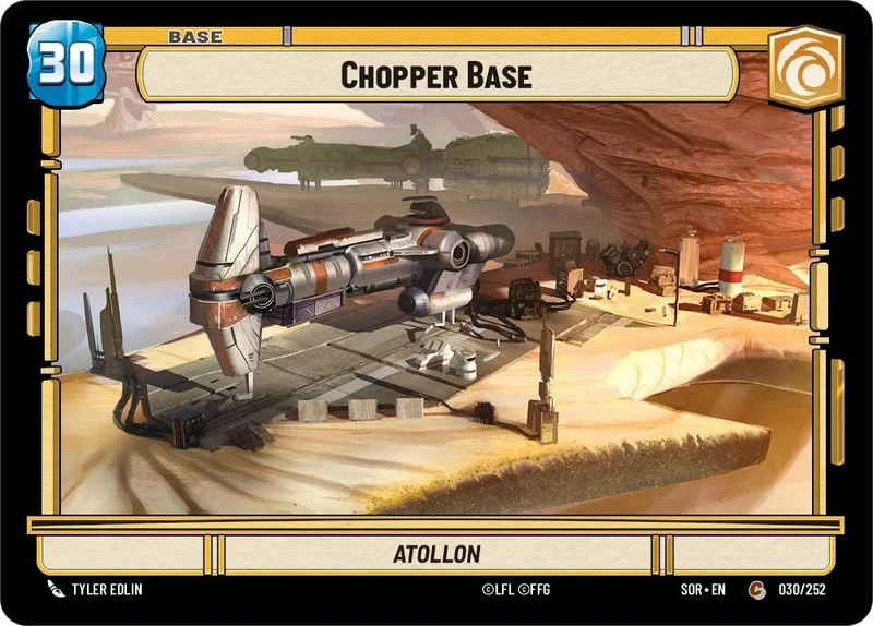Base Chopper // Expérience (30 // T01) [Étincelle de rébellion]