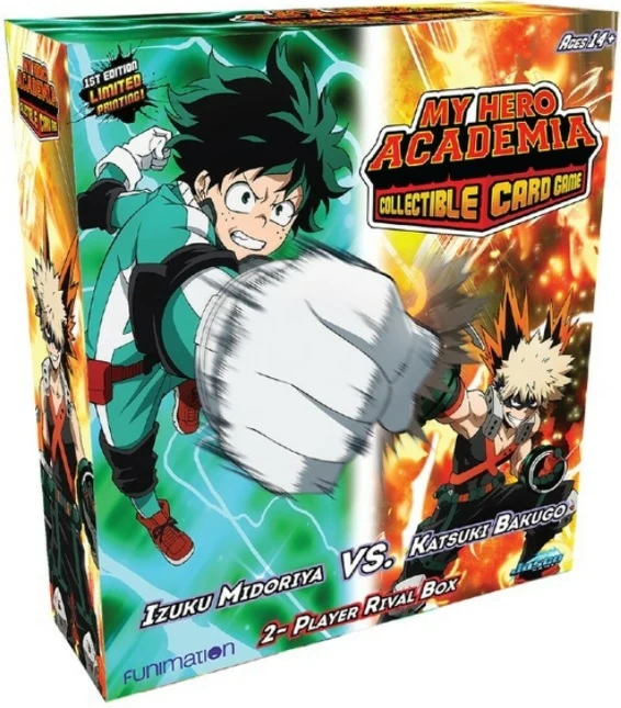 UVS : MY HERO ACADEMIA - DECK RIVAUX À 2 JOUEURS - MIDORIYA CONTRE BAKUGO