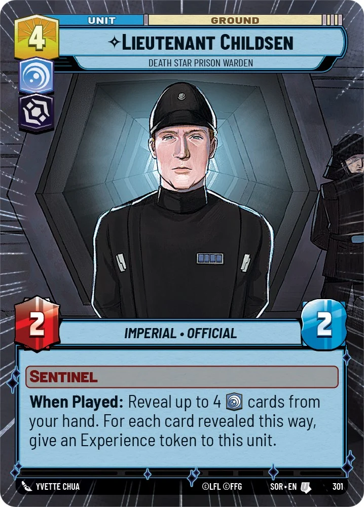 Lieutenant Childsen - Gardien de la prison de l'Étoile de la Mort (Hyperespace) (301) [Étincelle de rébellion]