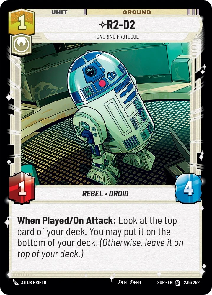 R2-D2 – Ignorer le protocole (236/252) [Étincelle de rébellion]