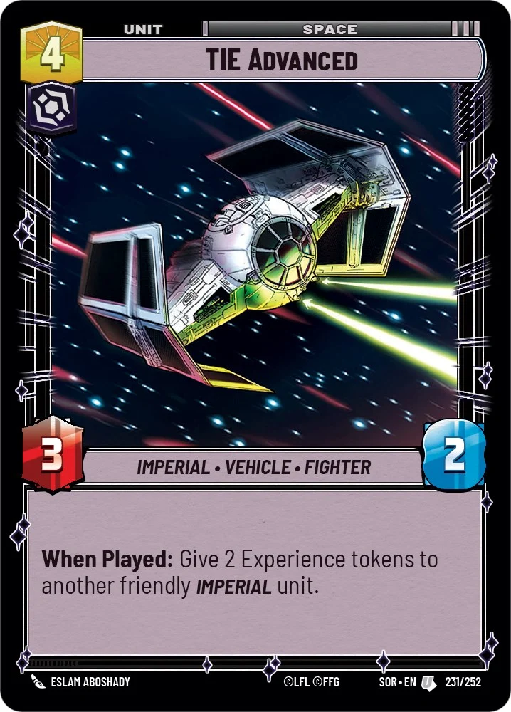 TIE Advanced (231/252) [Étincelle de rébellion]