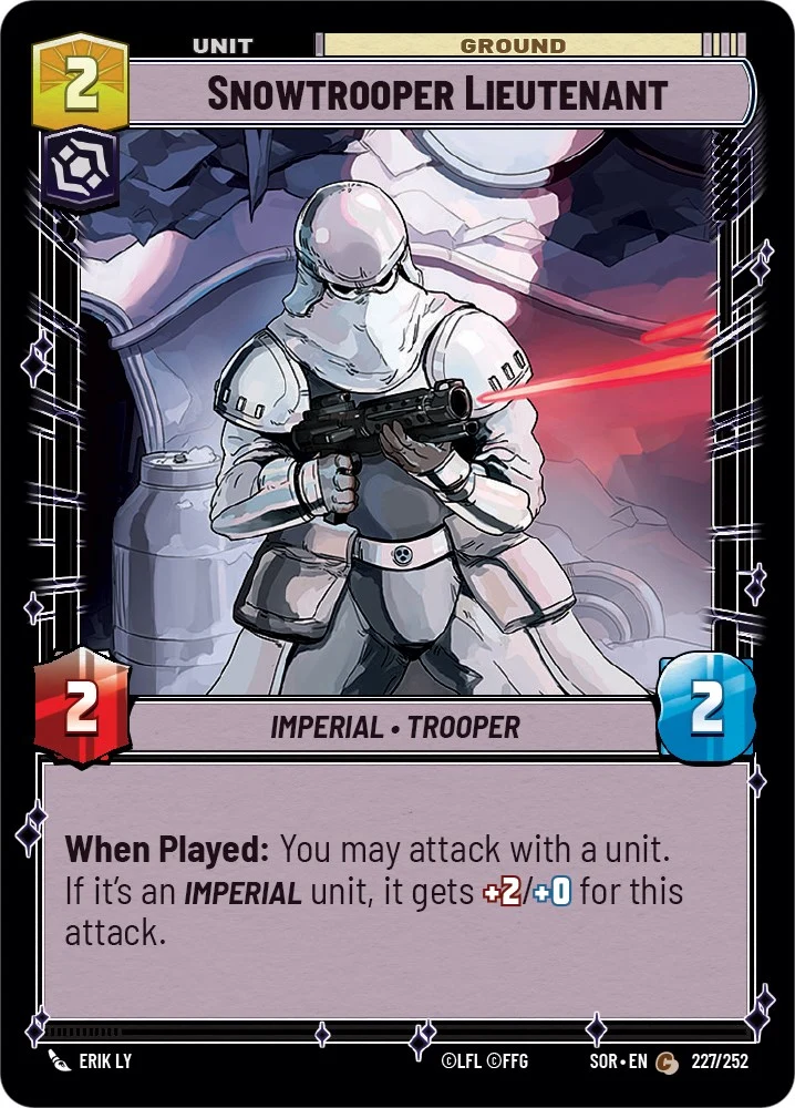 Lieutenant Snowtrooper (227/252) [Étincelle de rébellion]