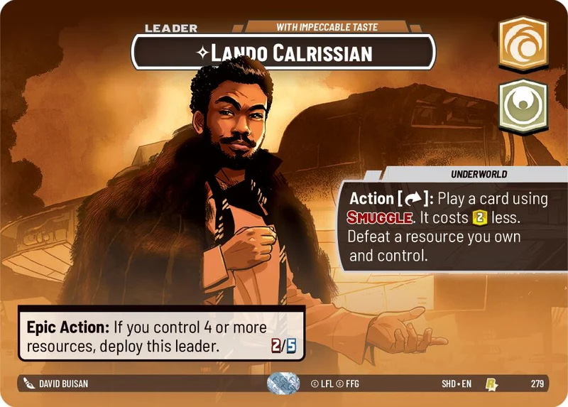 Lando Calrissian - Avec un goût impeccable (Vitrine) (279) [Shadows of the Galaxy]
